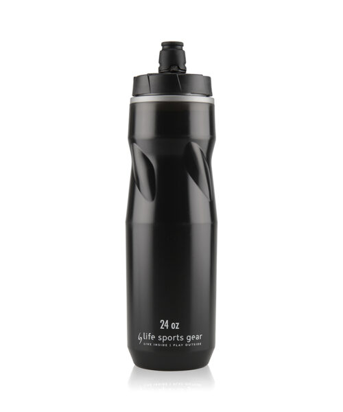Insulated Water Bottle 24 oz Black